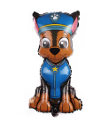 Шар Фигура фольгированная, щенок в синем ПОД ВОЗДУХ! 72 см Щенячий патруль, Гонщик, Чейз